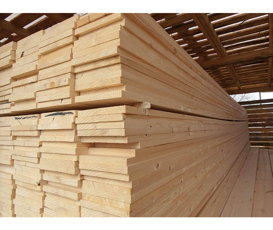 Доска сухая строганная 20х190х6000